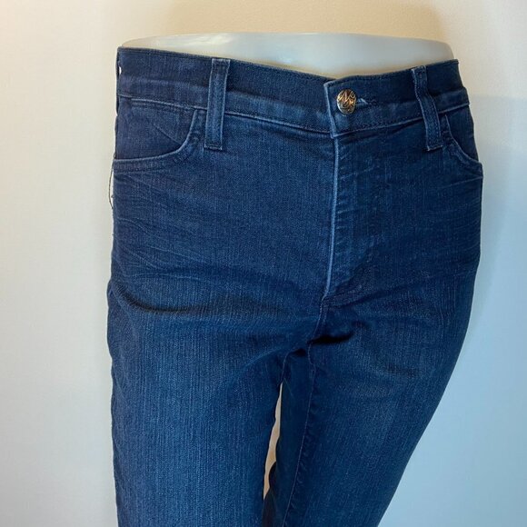 Not Your Daughter's Jeans Women's Dark Denim Straight Jeans - Size 2P - Picture 2 of 5